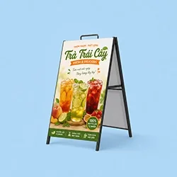 Backdrop & standee